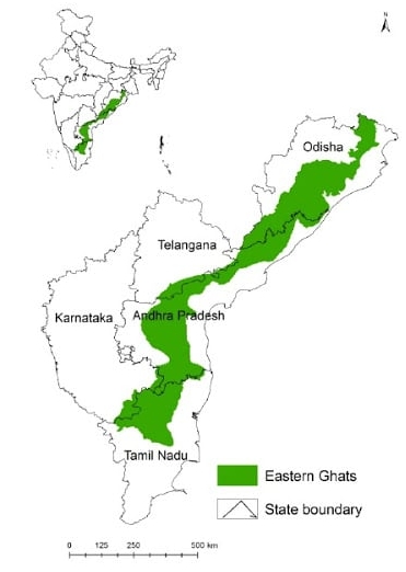 Eastern Ghats state boundary