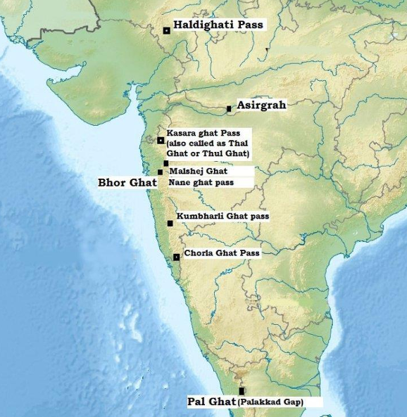 Mountain Passes in Southern States