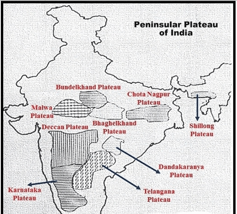 Chotanagpur Plateau image in map