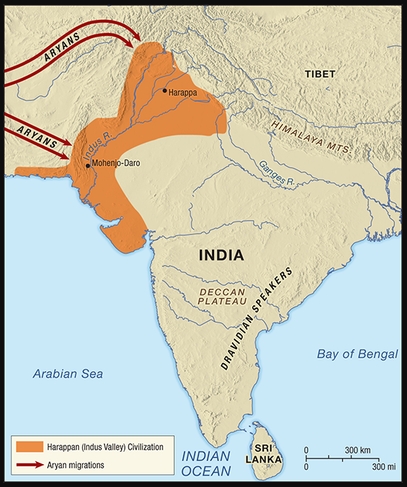 Aryan migration during Later Vedic Age