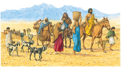 Artistic depiction of Rigvedic era battles and migrations demonstrating tribal conflict