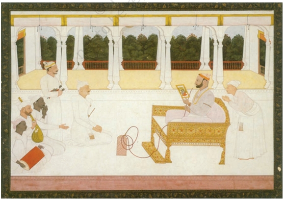 Balwant Singh by Nainsukh - A majestic painting of Raja Balwant Singh by Nainsukh