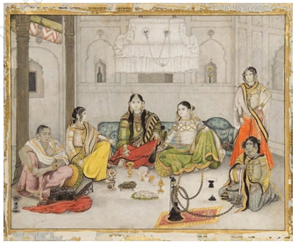 Company Paintings by Ghulam Ali Khan showing a blend of European and Indian techniques