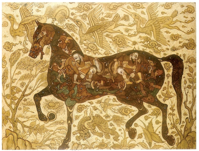 Composite Horse Painting
