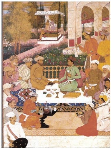 Dara Shikoh with Sages in Garden