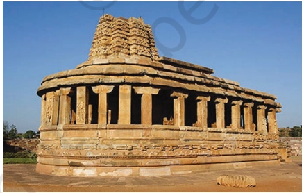 Durga Temple, Aihole - Circular apsidal architecture