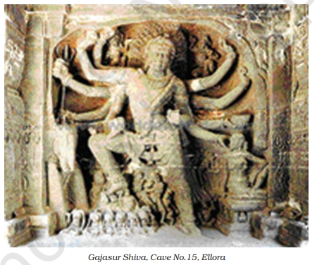 Gajasur Shiva Cave at Ellora