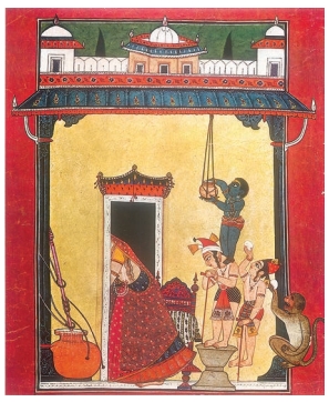 Krishna Steals Butter - Bhagwat Purana
