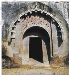 Lomus Rishi Caves Entrance
