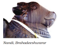 Nandi Maharaj, Brihadeeshwarar Temple - Massive stone bull