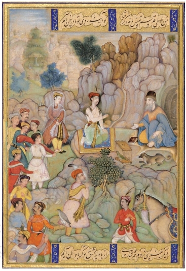 Painting of Prince and Hermit