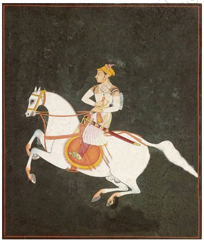 Portrait of Raja Aniruddha Singh by Tulchi Ram