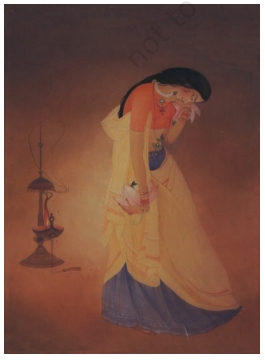 Radhika by Abdul Rehman Chughtai