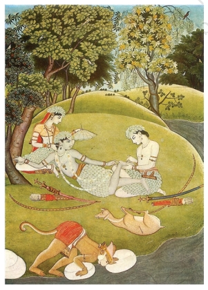 Ram and Sita in Forest