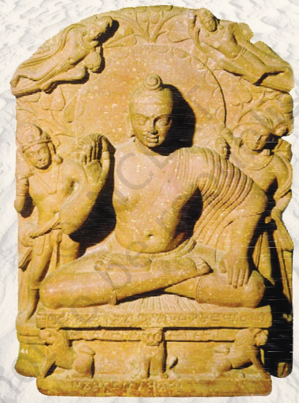 Seated Buddha Katra Mound Mathura