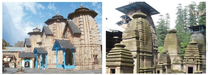 Temple Complexes in Hills