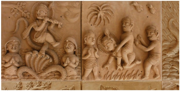Terracotta Drawings on Wall