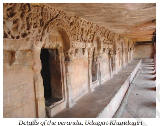 Udaigiri Khandgiri Details of Veranda