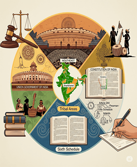 Union Territories and Scheduled Tribal Areas in Indian Constitution