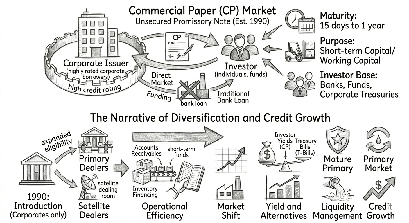 Commercial paper framework and market placement in India