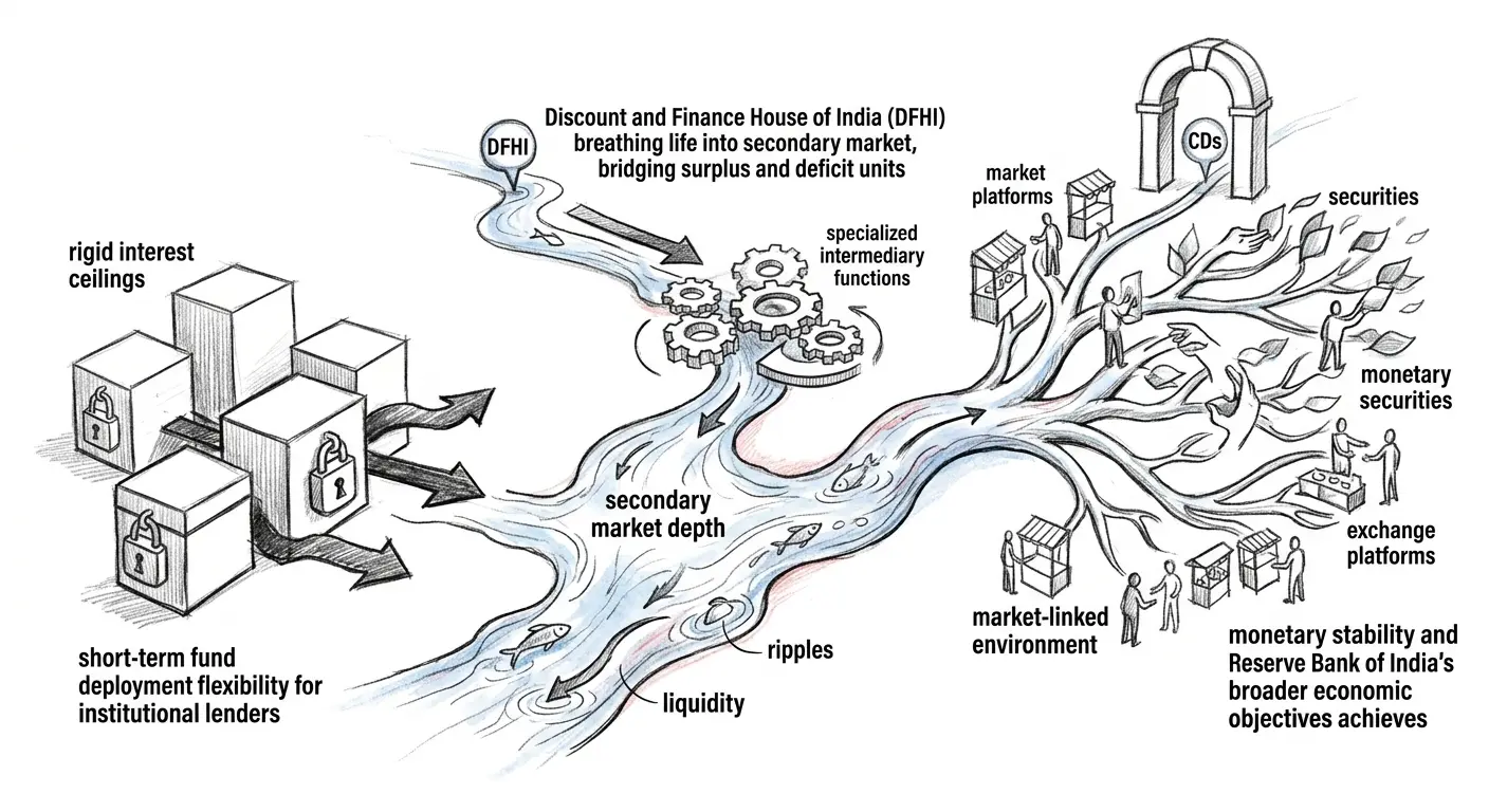 Illustration of Discount and Finance House of India