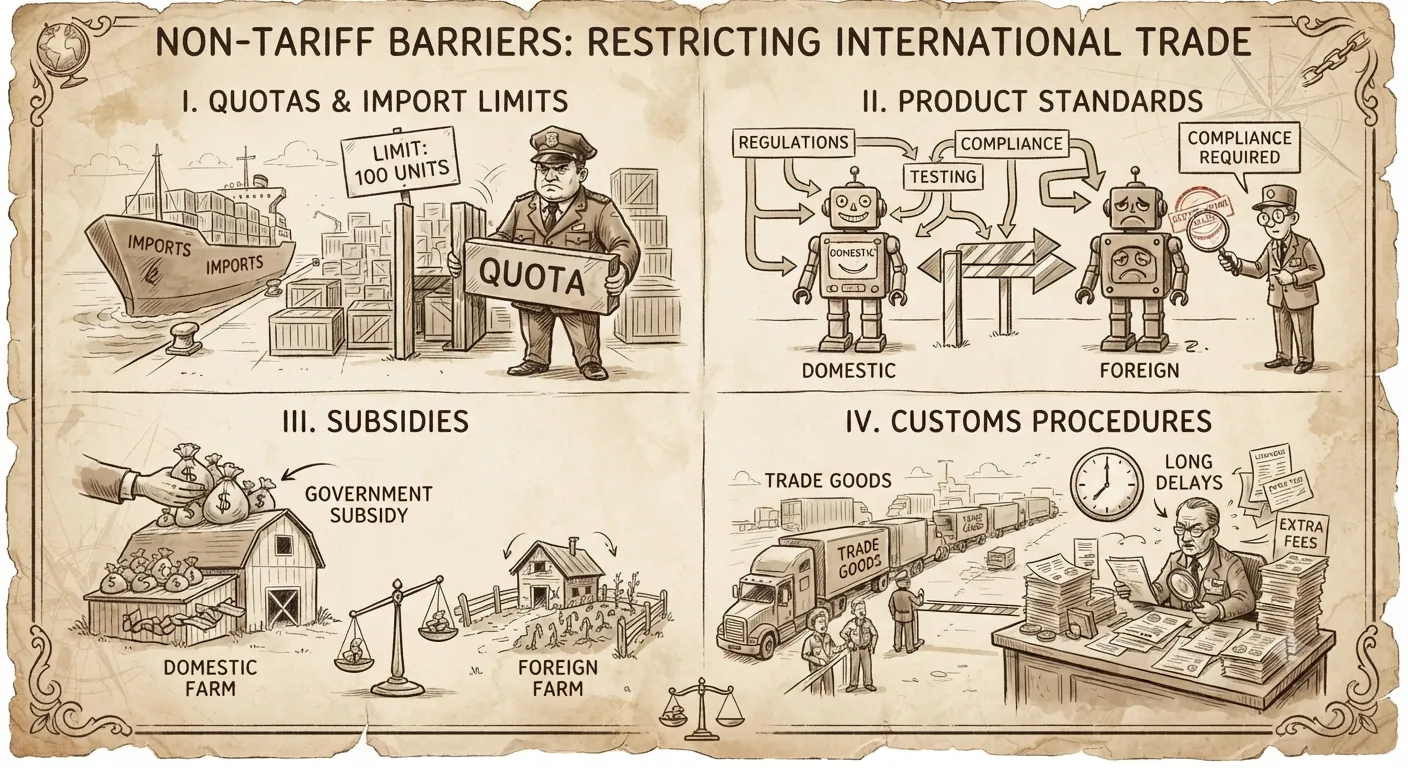 An overview of non-tariff barriers and how they restrict international trade