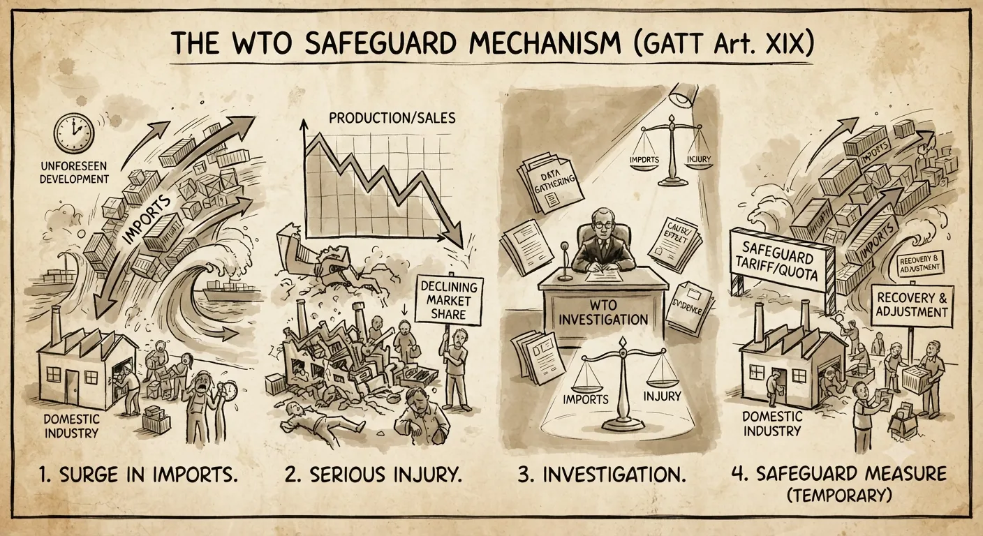 Safeguard measures framework under GATT 1994 and WTO rules